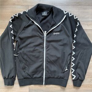 Anana Black Jacket with White Accents